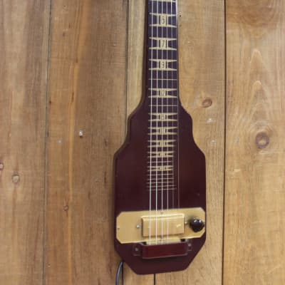 1940's Kalamazoo Electric Lap Steel Guitar  Burgundy image 1
