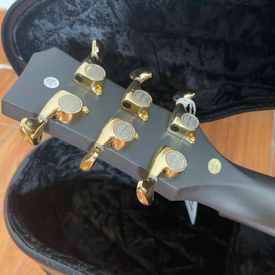 Enya Carbon Fiber Acoustic Electric Guitar X4 Pro Mini with Hard Case image 19