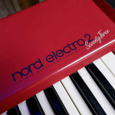 Nord Electro 2 SW73 Semi-Weighted 73-Key Digital Piano 2002 - 2009 - Red with Keyboard Stand & Sustain Pedal image 11