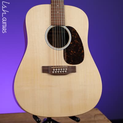 Martin D-X2E X Series 12-String Acoustic-Electric Guitar Natural for sale
