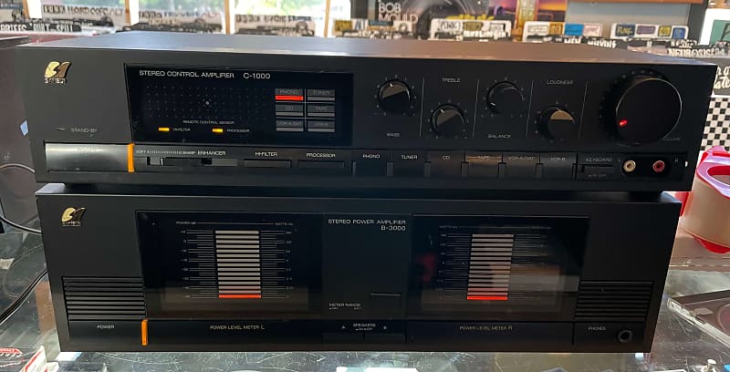 Sansui B-3000 Power Amp + C-1000 Stereo Control Preamplifier | Reverb