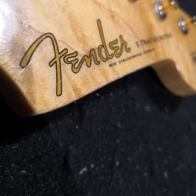 Fender Stratocaster Neck With Gold Tuner John Cruz H.Gastelum Custom Shop 1990-1999 Natural image 1