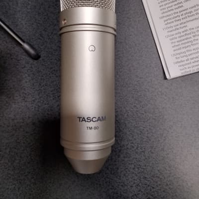 TASCAM TM-80 Large Diaphragm Condenser Microphone 2015 - Present - Gray image 3