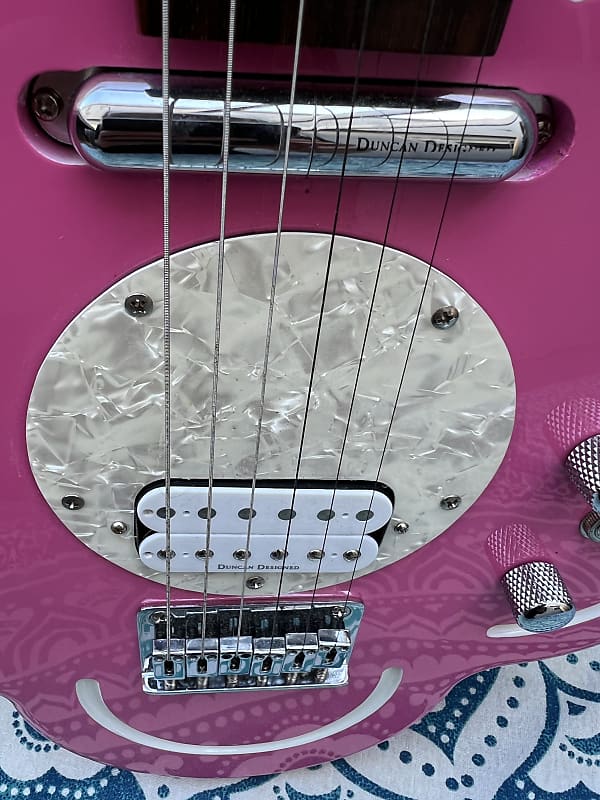 Daisy Rock Pink Flower Full Scale Electric Guitar with