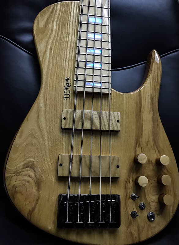 DMark Omega Bass 5 String Brazilian Exotic LED Inlay Electric Bass IN STOCK