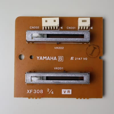 Yamaha V50 Parts - Original Volume & Data Entry Slider Board