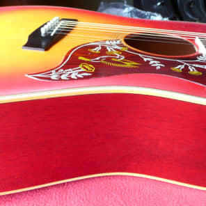 Morris WH-25 Humming Bird Late 70's Red Sunburst | Reverb