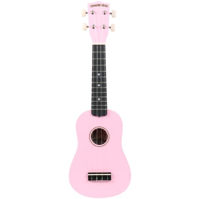 Diamond Head DU-110 Rainbow soprano ukulele, pink with gig bag image 2