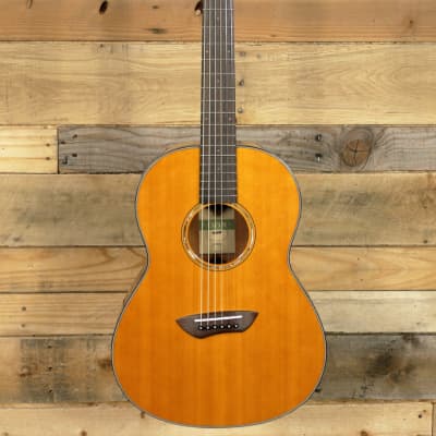 Yamaha CSF1M Acoustic/Electric Guitar Vintage Natural w/ Gigbag image 4