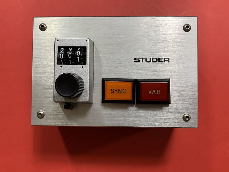 Studer VariSpeed Remote Control Box Reverb