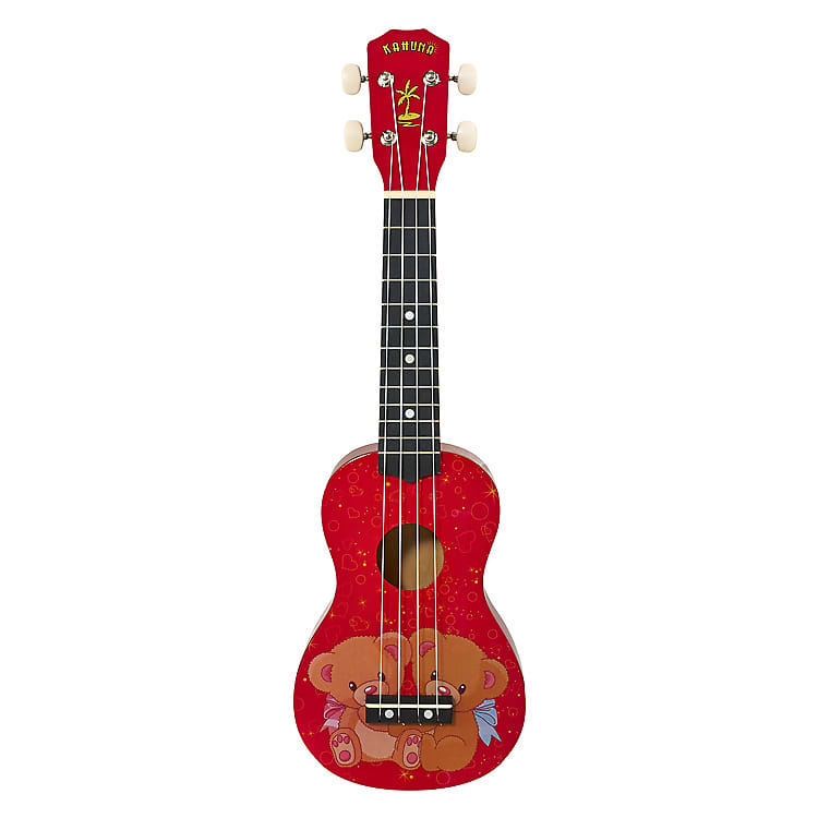 KAHUNA GRAPHIC SOPRANO UKES - Teddy Bear | Reverb