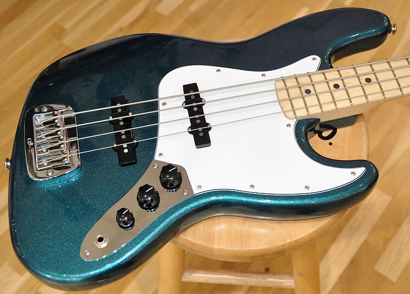 G&L Fullerton Standard JB Emerald Blue / Jazz Bass Type / Made In USA / by  Leo Fender