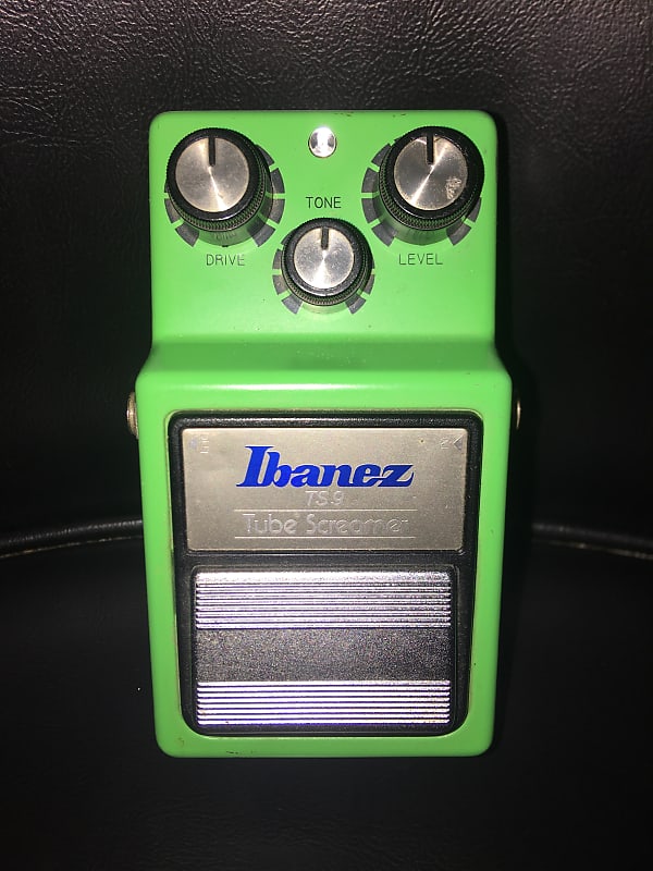 Vintage Ibanez Ts9 1st Reissue 1993 Silver Label 75558 chip