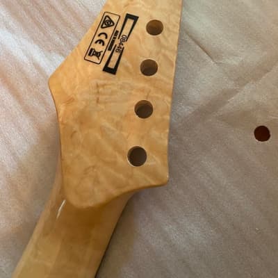 Genuine Ibanez CMM1  new replacement  22 fret Chris Miller Signature  flame maple guitar neck image 3