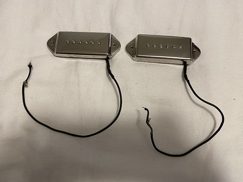 Epiphone P90 Pro Pickup Set, Neck And Bridge Alnico 5 Chrome Reverb