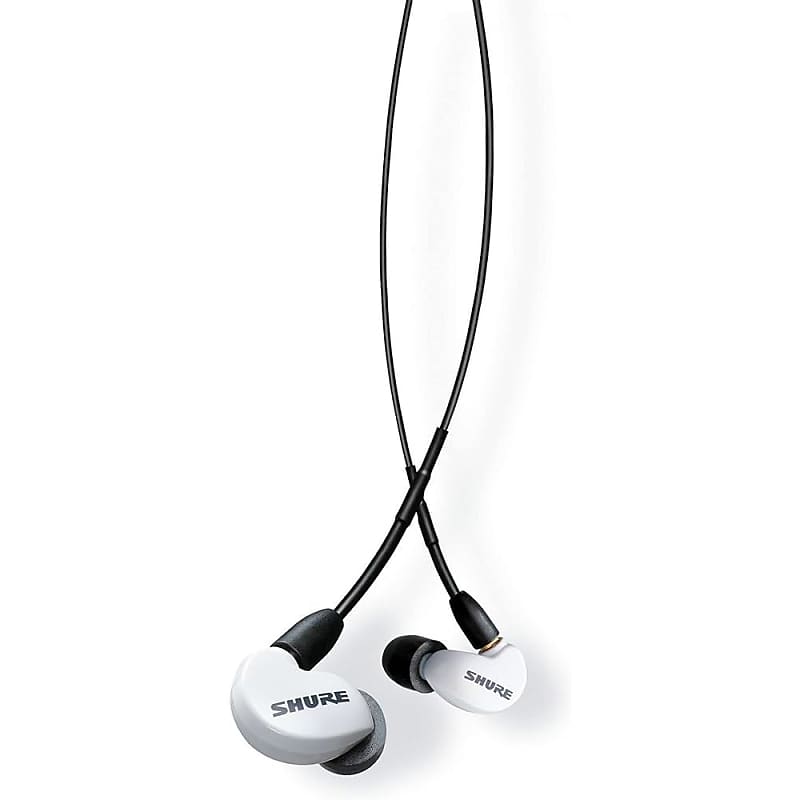Shure AONIC 215 Wired Sound Isolating In-Ear Headphone, white image 1
