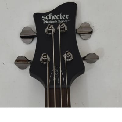 Schecter Sixx Electric Bass in Satin Black Finish B1383 image 4