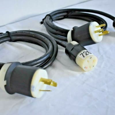 HUBBELL 6FT 20A 250V TO 15A 250V POWER CABLE #7261 #7262 (ONE) image 3