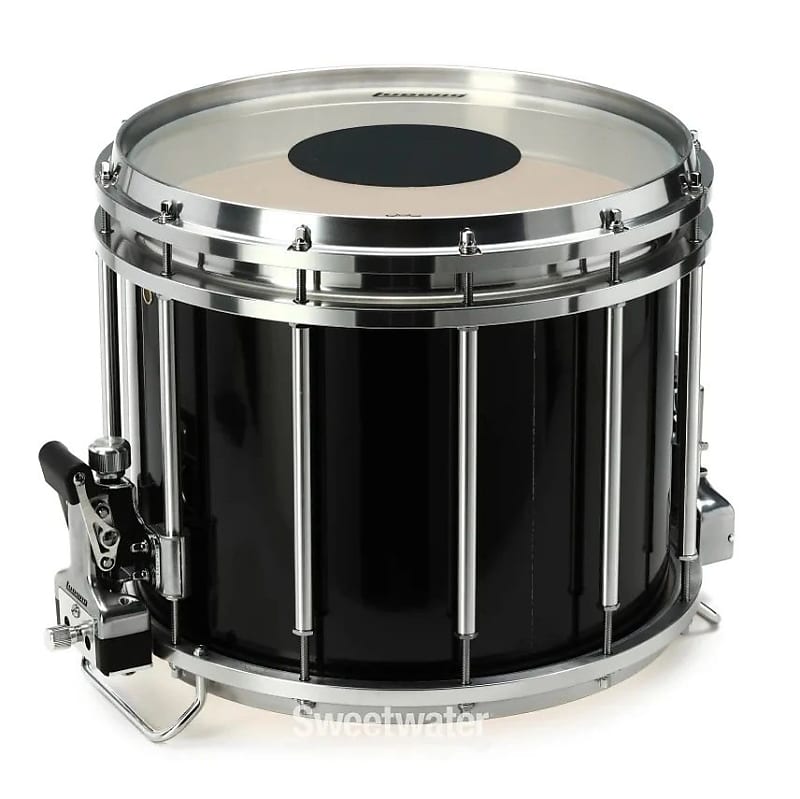 Ludwig LUMS14PB Ultimate Marching Snare Drum - 14 x 12 inch - Black image 1