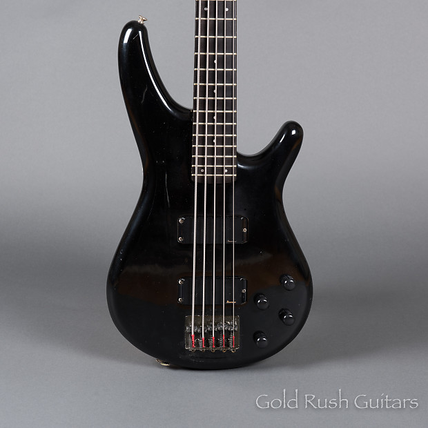Ibanez Roadstar RB885 5 String Bass Guitar MIJ 1986 Black