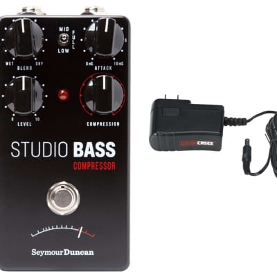 Seymour Duncan Studio Bass Compressor Pedal + Gator 9V Power Supply Combo for sale
