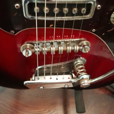 NICE 1966 Decca Electric Guitar Double Pickup w/Tremolo 100% Orig MIJ BEAUTY image 4