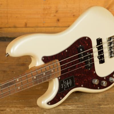 Fender Player Plus Precision Bass | Pau Ferro - Olympic Pearl - Left-Handed image 5