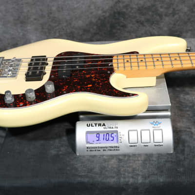 1996 Fender American Deluxe Precision Bass - See-Through Blonde - OHSC image 17