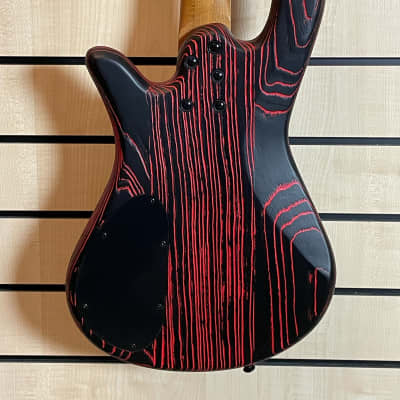 Spector NS Pulse 4 Carbon Series CR Cinder Red Electric Bass Guitar Gigbag image 12
