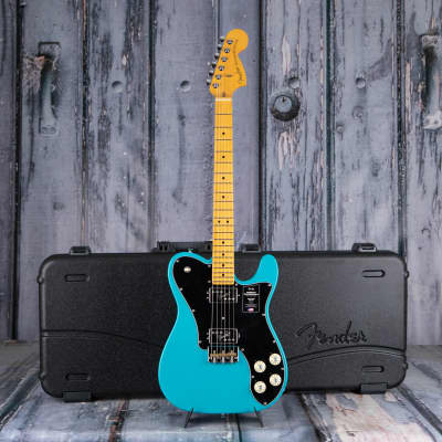 Fender American Professional II Telecaster Deluxe, Miami Blue *DEMO MODEL* image 8