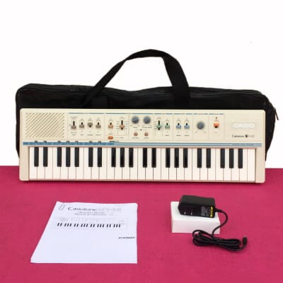 Casio Casiotone MT-45 Vintage Synthesizer Keyboard + Carry Case