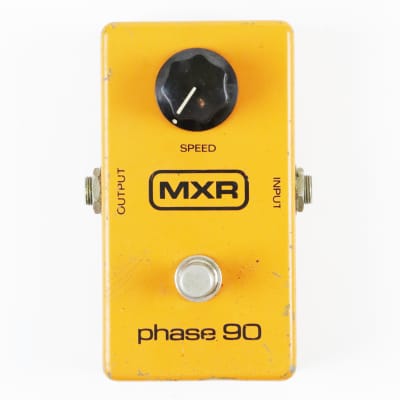 1980 MXR M101 Phase 90 Vintage Original MX-101 Orange Phaser Block Logo Phasor Analog Phase Shifter Effects Pedal Stompbox image 1