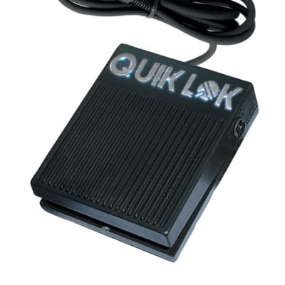 QUIK LOK PS-25 UNIVERSAL SQUARE SUSTAIN PEDAL W/POLARITY SWITCH image 1