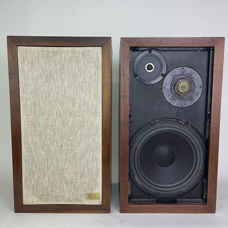 Acoustic Research AR-3A Vintage Bookshelf Speaker Pair (Recapped and Reconed) image 1