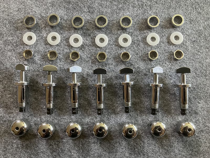 Set of 7 Steinberger Gearless Tuners Chrome Reverb
