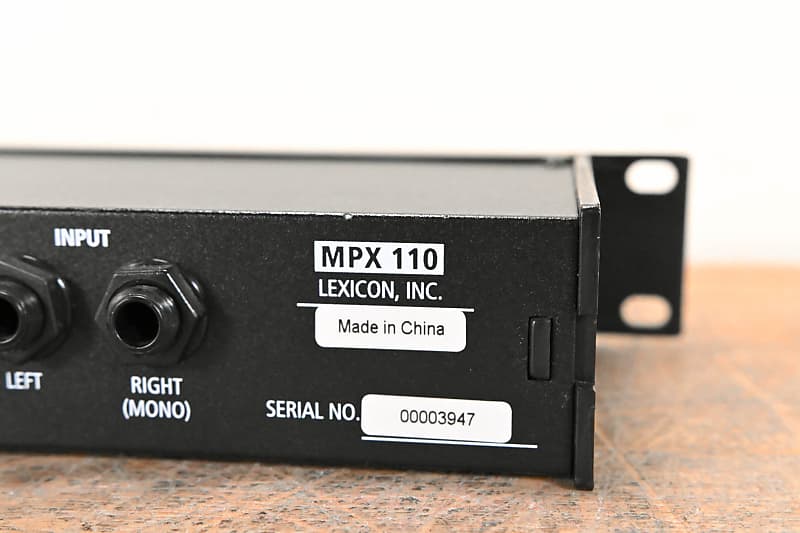 Lexicon Mpx-110 Reverb Delay Effects Processor MPX110 FX