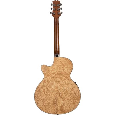 Mitchell MX430QAB Exotic Series Acoustic-Electric Quilted Ash Burl Natural image 4