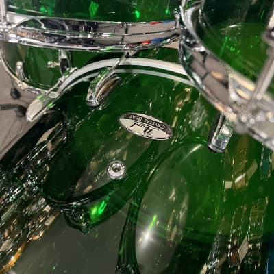 *Limited Edition* Pearl Crystal Beat Acrylic 10/12/16/22" Drum Set Kit in Emerald Glass #754 image 8