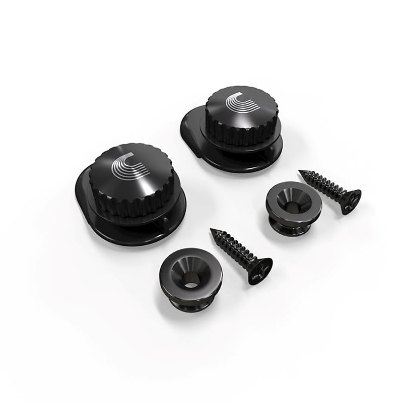 D'Addario PWSLS01 Universal Strap Lock System Black Reverb