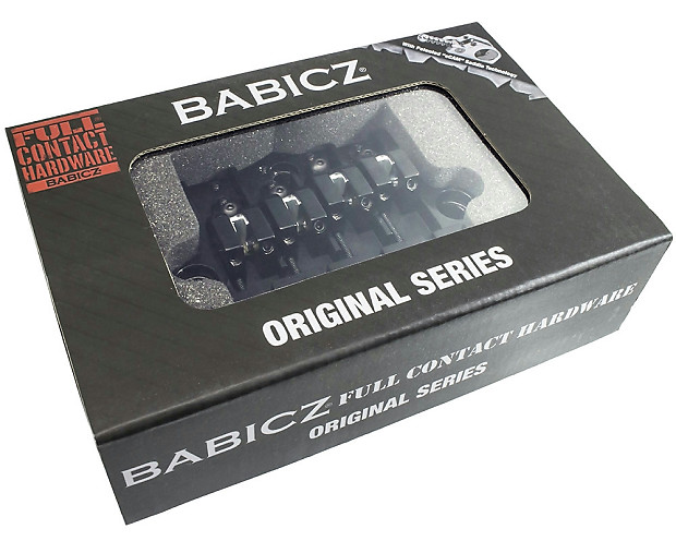 Babicz FCH-3PTBK Full Contact Hardware 3-Point Bass Bridge image 1