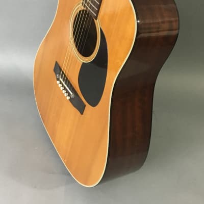 Rare Terada W601 1978 Acoustic Dreadnought MIJ Guitar Solid Spruce Top Mahogany Booming D18 Tone image 10