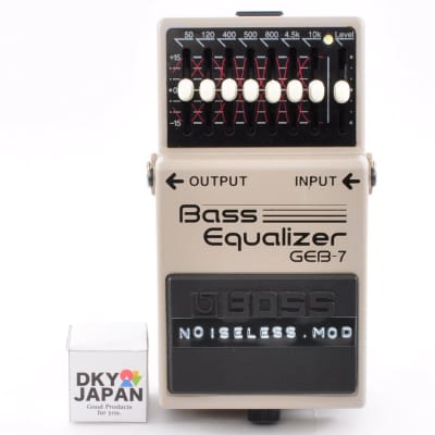 Boss GEB-7 Modified Noiseless For Bass Equalizer EQ Pedal Mod Used From Japan #663 image 1