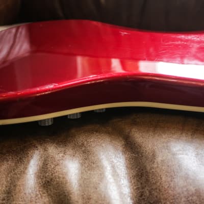 Rare Left Handed Fender Jazz Bass Aerodyne 2010 Candy apple red image 9