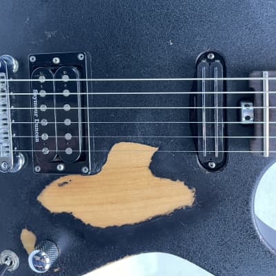 Manson Guitar Works MA-2T EVO Series Distressed Satin Black