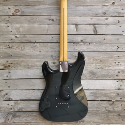 ギター Fender mexico Stratocaster Fender Stratocaster Electric Guitar Black Made In Mexico