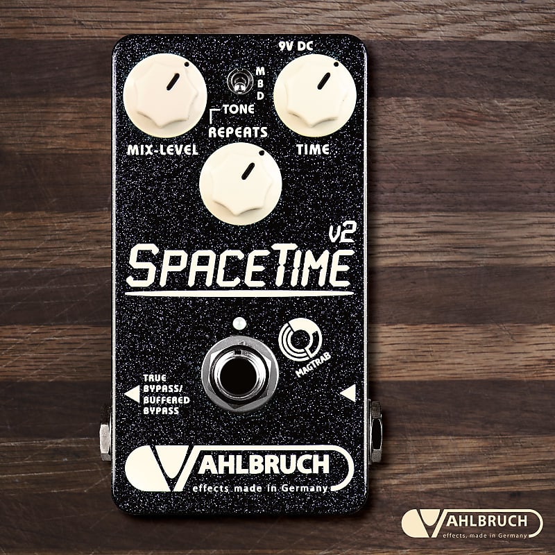 Vahlbruch "SpaceTime v2" delay echo pedal, MagTraB switching, made in Germany, NEW! image 1