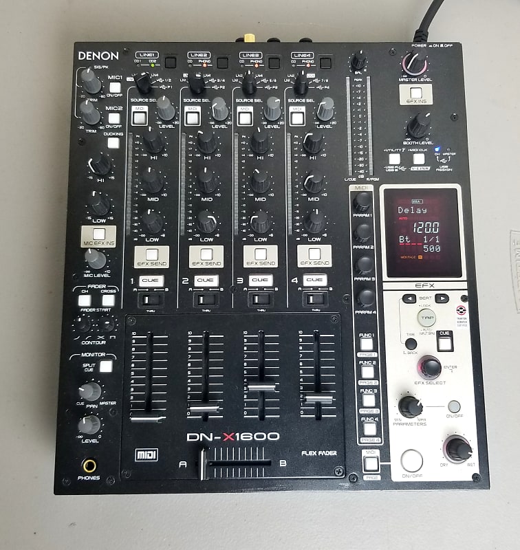 Denon DN-X1600 Professional 4-channel DJ Mixer - Exc!