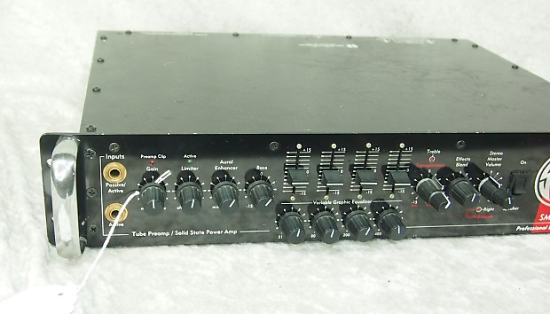 SWR SM-500 SM500 Bass Amp Head Tube Preamp Solid state power amp