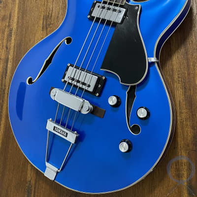 Yamaha SA-70, Full Hollow Body Bass, VERY RARE BLUE, 1973