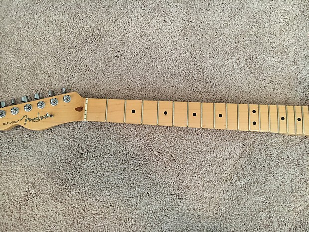 Left handed outlet telecaster neck